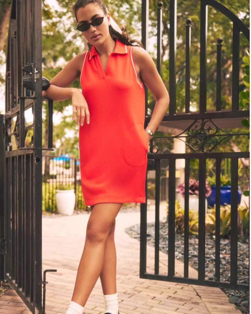 AirEssentials® Pique Polo Tank Dress