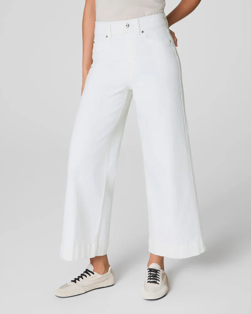 SPANXshape Cropped Wide Leg Jeans