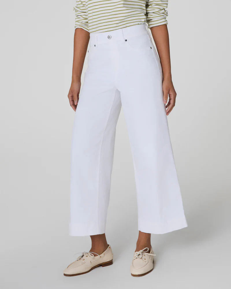 SPANXshape Cropped Wide Leg Jeans