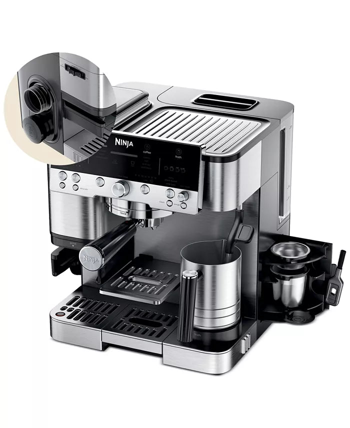 Ninja Luxe™ Café Premier Series 3-in-1 Espresso, Coffee and Cold Brew Machine, ES601